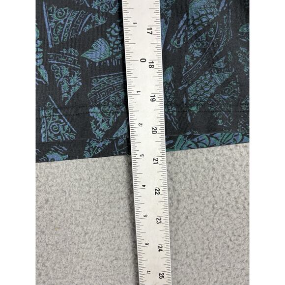 Vtg Bacio Top Women’s Medium Multicolor Fish Print Crop T-shirt USA 80s 90s - Picture 9 of 10